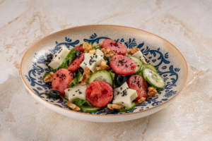 Watermelon Halloumi Salad