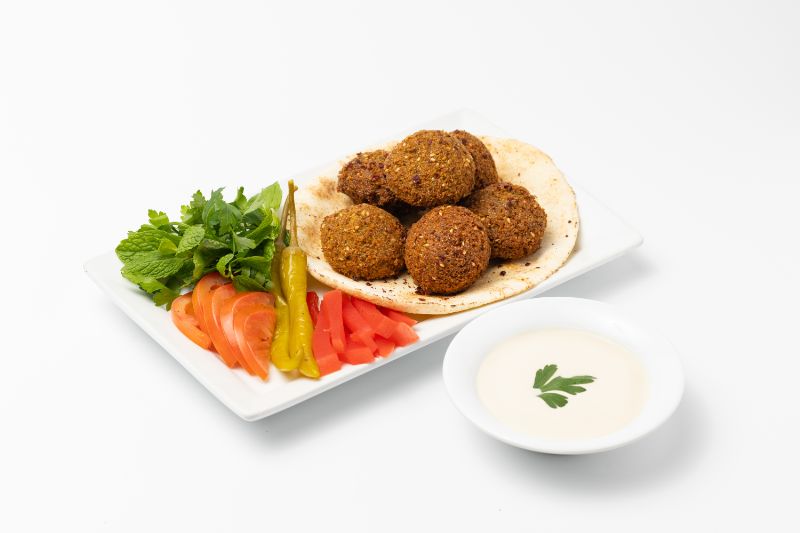 Falafel platter (6 pcs)