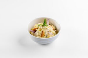 Smashed Potatoes with Garlic & Zaatar