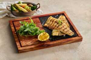 Healthy Grilled Sea Bass